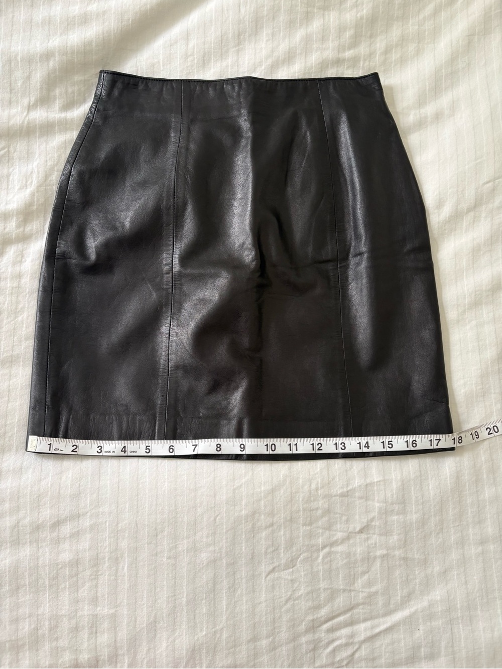 Vintage Genuine Leather Mini Skirt - Womens - Picture 3 of 10